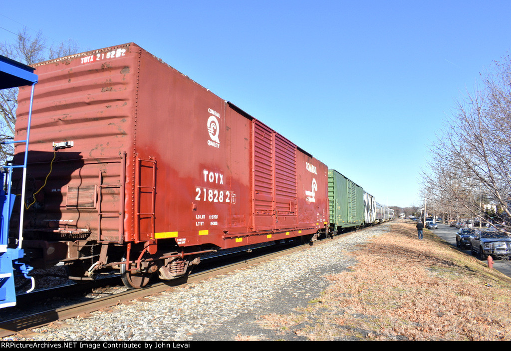 Conrail Boxcar # 218282 on the Susquehanna TFT Train